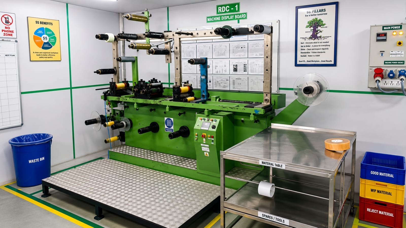 Rotary Die-Cutting Setup