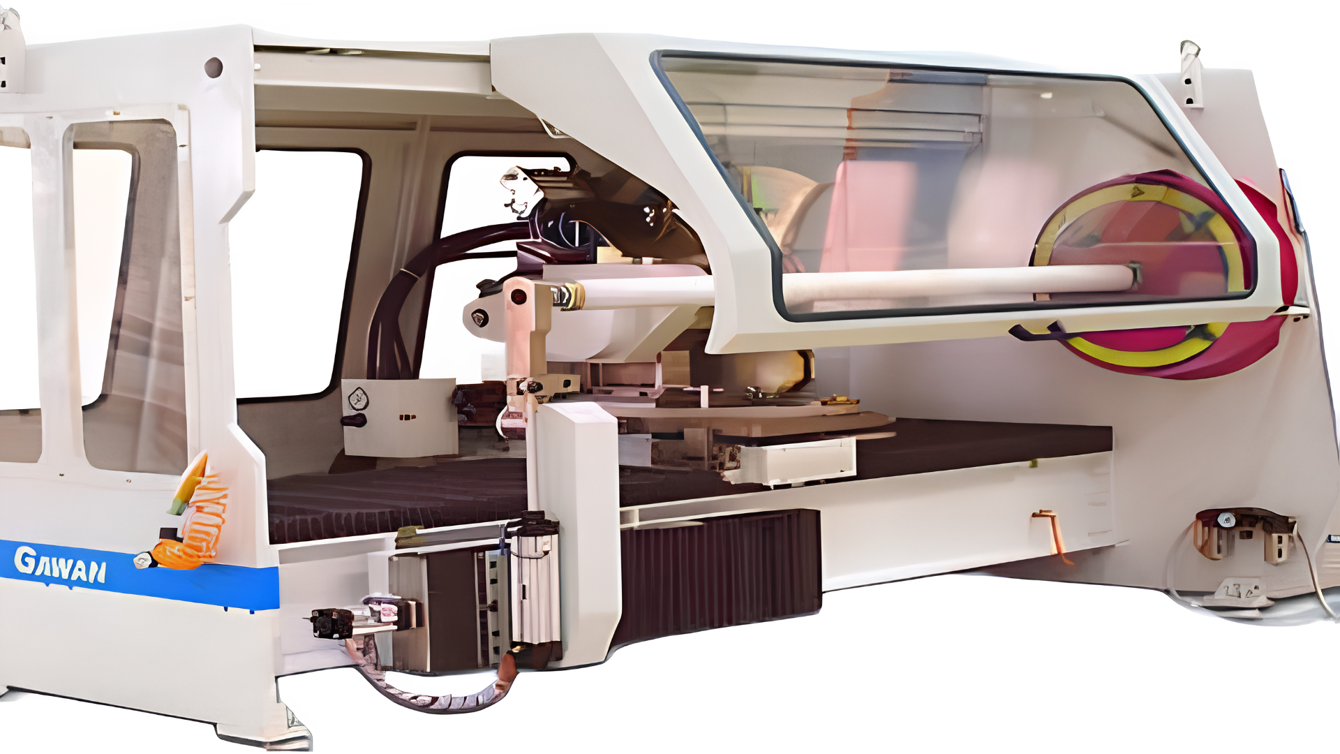 Log roll slitter by GAWAN
